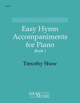 Easy Hymn Accompaniments for Piano, Book 1 piano sheet music cover